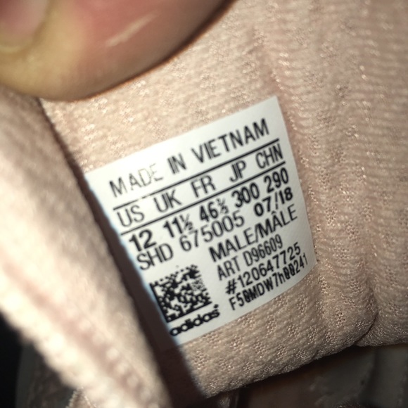 Adidas Iniki I-5923 Raw Pink New in Box Size 12 - Picture 8 of 8